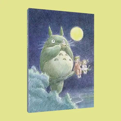 Una libreta de Totoro, el personaje de Studio Ghibli.
