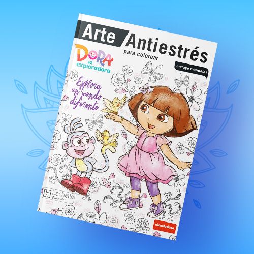 Antiestrés para colorear Dora la exploradora