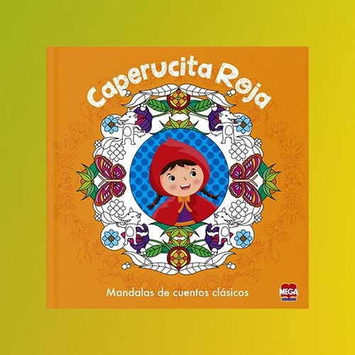 Mandalas de cuentos clásicos Caperucita roja