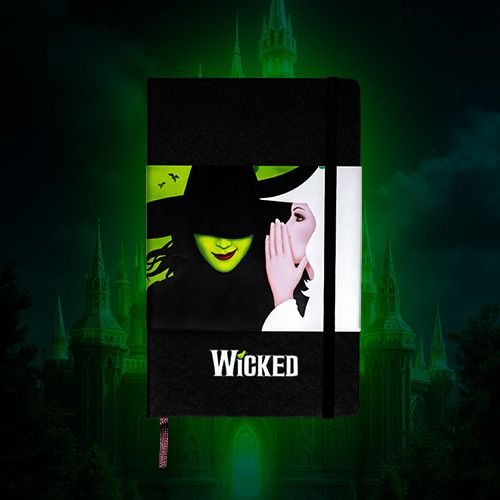 Libreta Moleskine con arte del Musical Wicked