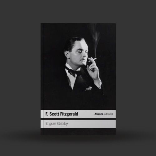 La portada del libro "El gran Gatsby" de F. Scott Fitzgerald.