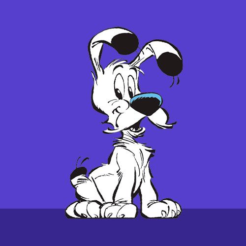 Dibujo del perro Idefix