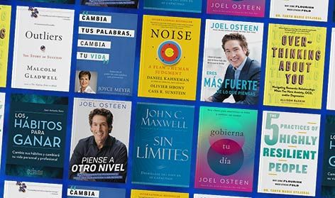 Portadas de libros de desarrollo personal