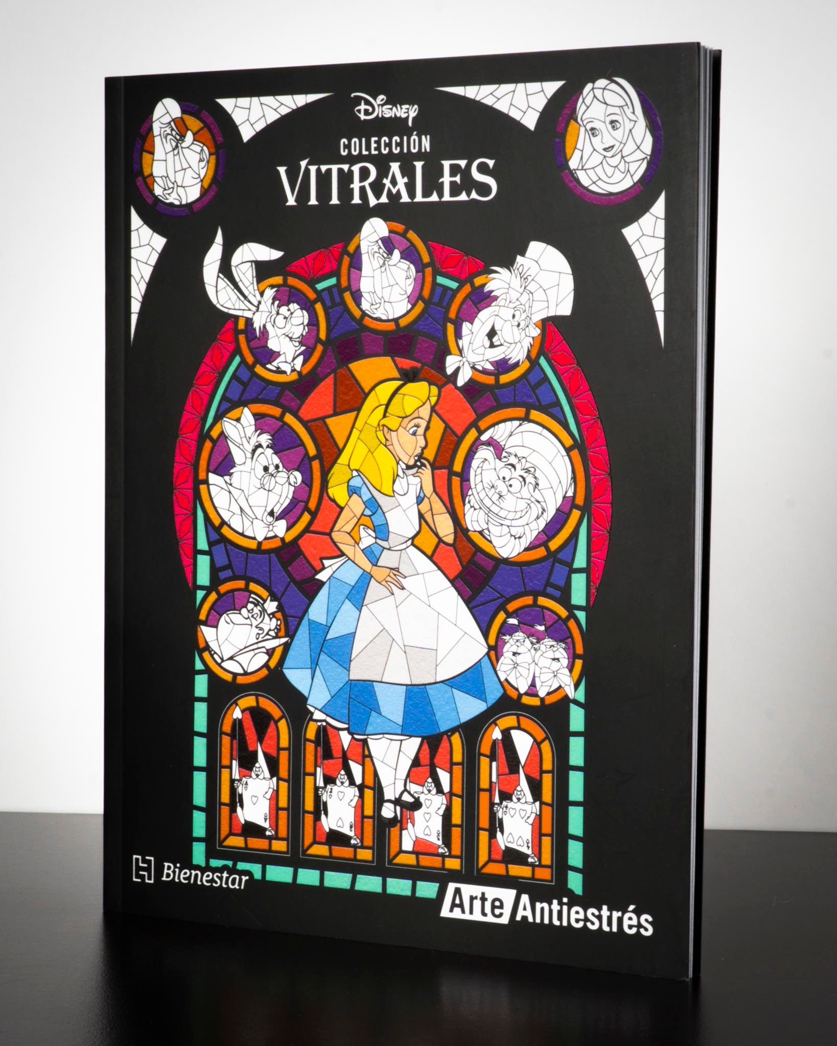 vitrales. alicia en el pa s de las maravillas
