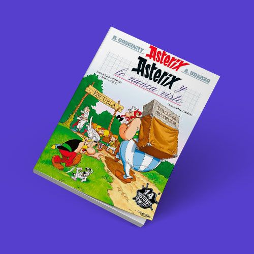 Comic Asterix y lo nunca visto