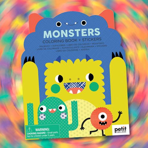 Libro infantil Monsters coloring book en inglés