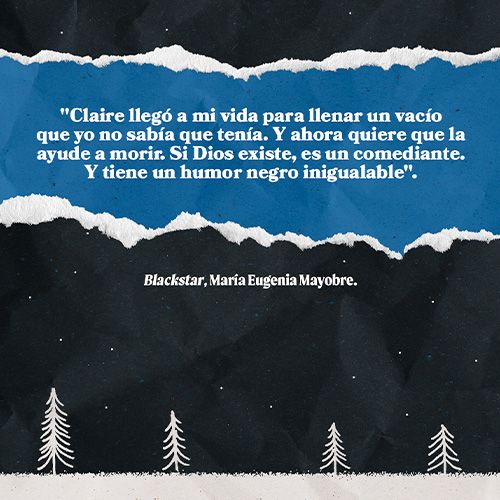 Frase de la novela Blackstar