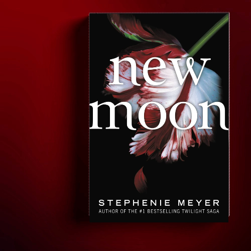 Portada del libro New Moon de Stephenie Meyer