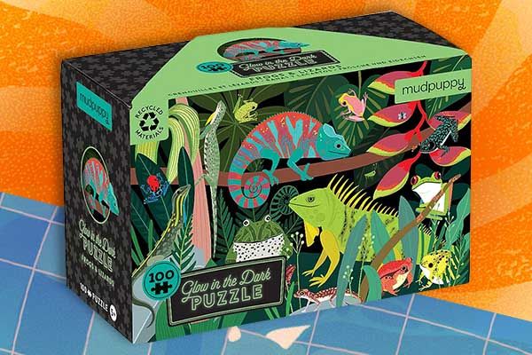 Vista del rompecabezas Frogs & Lizards