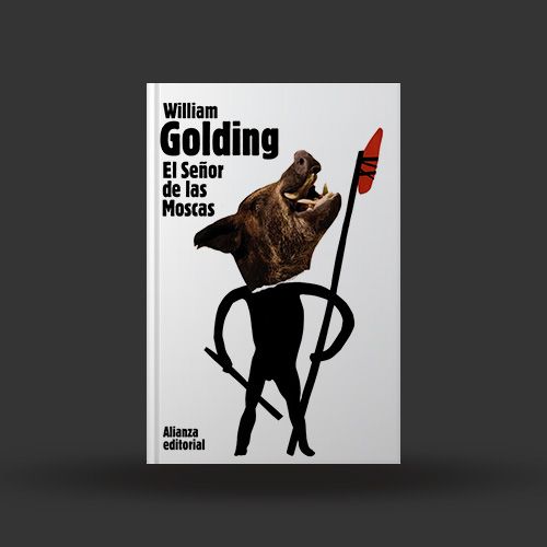 La portada del libro "El Señor de las Moscas" de William Golding.