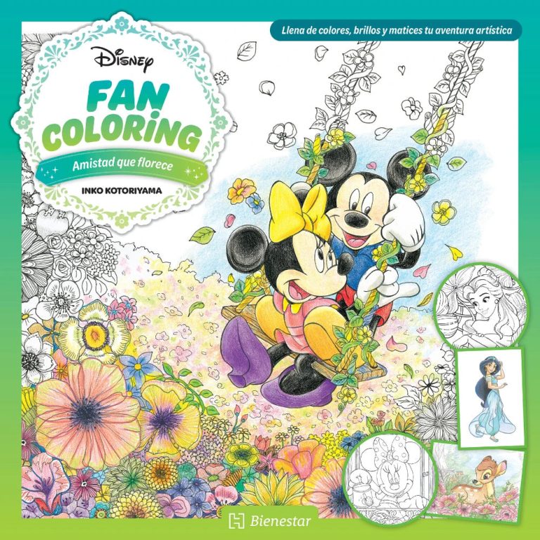 Fan Coloring. Amistad que florece