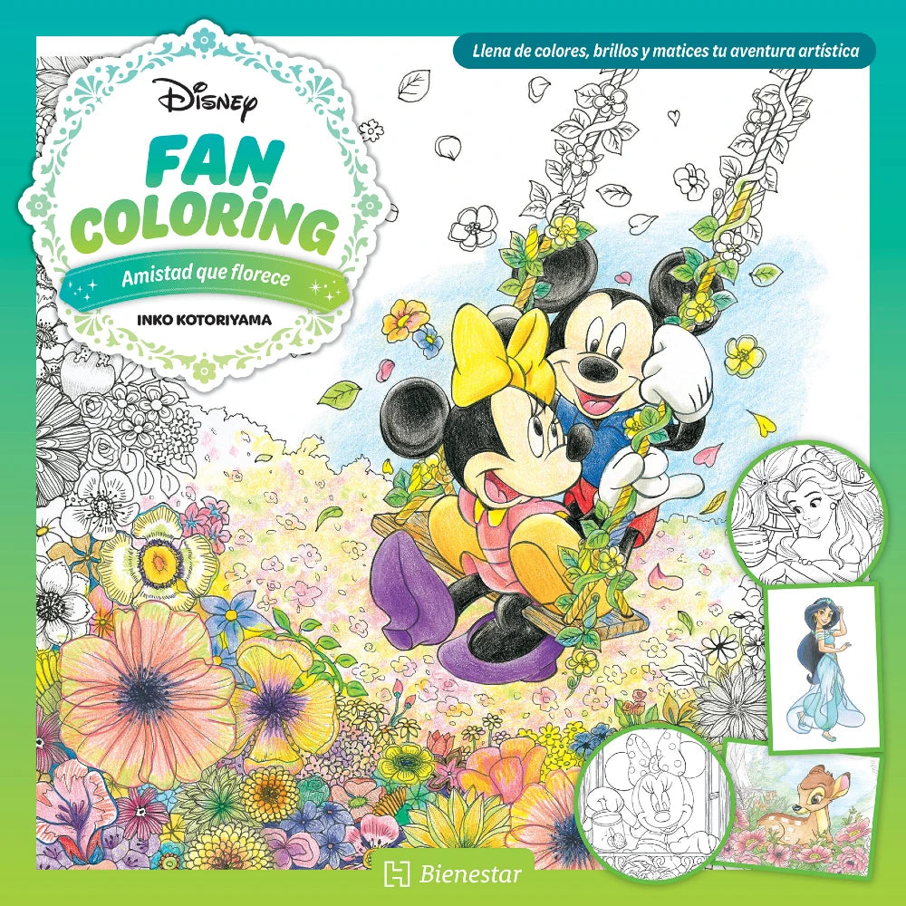 fan coloring amistad que florece 9786072138100