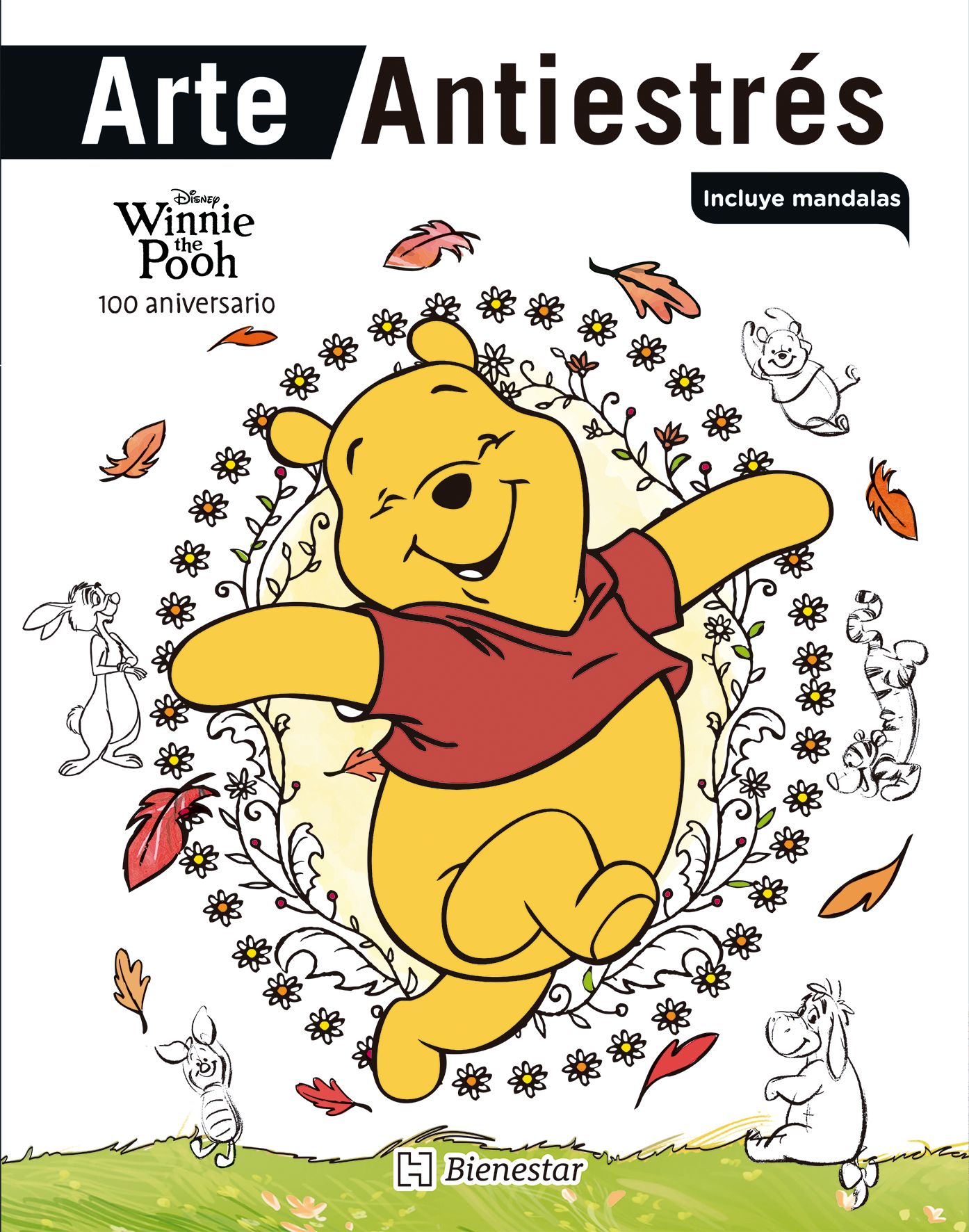 Libro Arte Antiestrés 100% Winnie Pooh