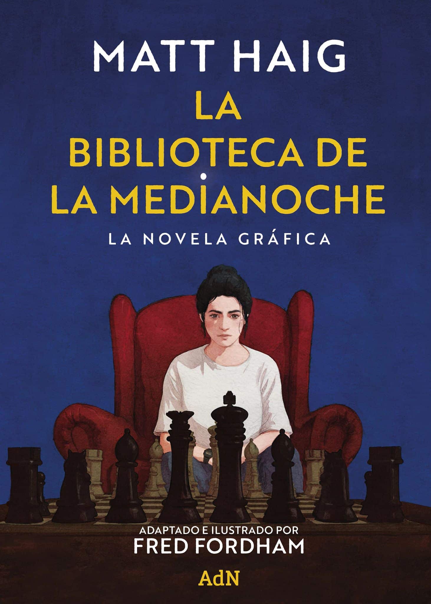 Portada de La Biblioteca de la Medianoche: La novela gráfica